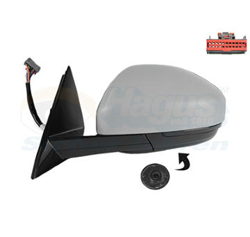 Vnější zpětné zrcátko VAN WEZEL 0266817