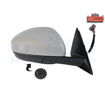 Vnější zpětné zrcátko VAN WEZEL 0266828