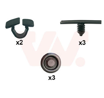 Montáżna sada pre kapotu motora VAN WEZEL 0374797
