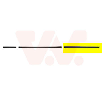 Ozdobna / ochranna lista, dvere VAN WEZEL 0646426