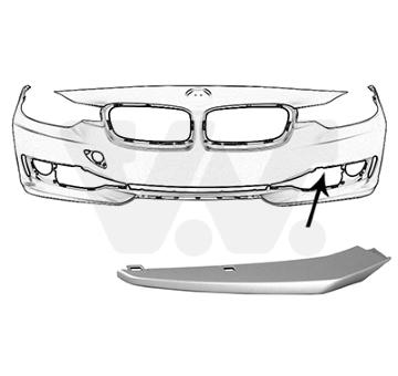 Ozdobna / ochranna lista, mrizka chladice VAN WEZEL 0670581