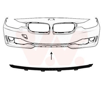 Ozdobna / ochranna lista, mrizka chladice VAN WEZEL 0693580