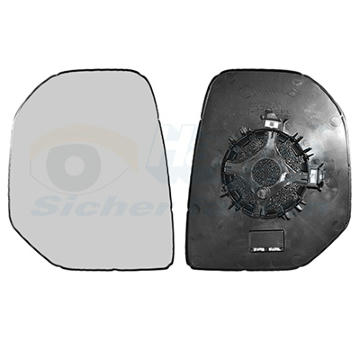 Sklo do zrcátka, vnější zrcátko VAN WEZEL 0905837