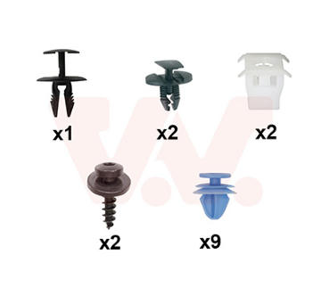 Blatník - montáżna sada VAN WEZEL 0967796