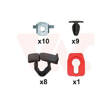 Montáżna sada pre kapotu motora VAN WEZEL 0982797