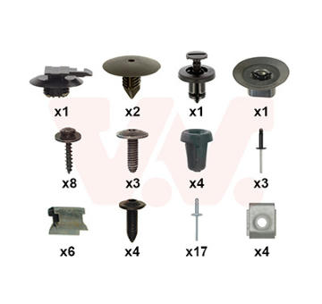 Montáżna sada, Nárazník VAN WEZEL 1506794