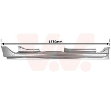 Nástupní panel VAN WEZEL 1507103