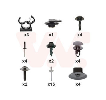 Montáżna sada, Nárazník VAN WEZEL 1557793