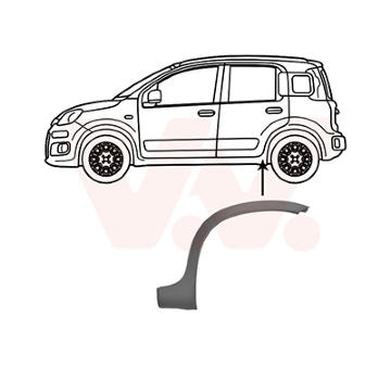 Rozšíření, blatník VAN WEZEL 1613523