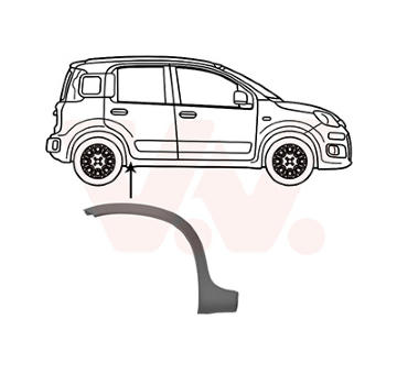 Rozšíření, blatník VAN WEZEL 1613524