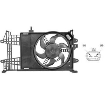 Větrák, chlazení motoru VAN WEZEL 1620751