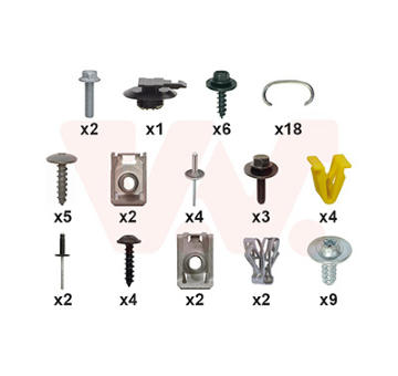 Montážní sada, nárazník VAN WEZEL 1728794