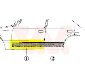 Dvere, karoserie VAN WEZEL 1734176