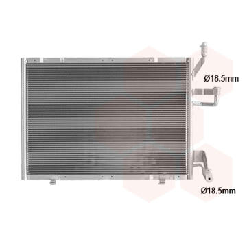 Kondenzátor, klimatizace VAN WEZEL 18015713