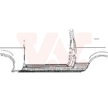 Nástupní panel VAN WEZEL 1837102