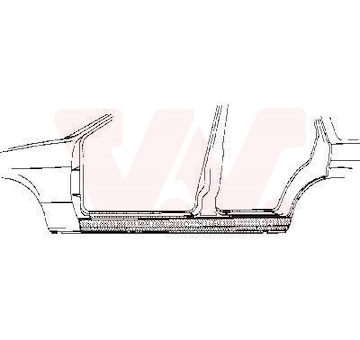 Nástupní panel VAN WEZEL 1837104