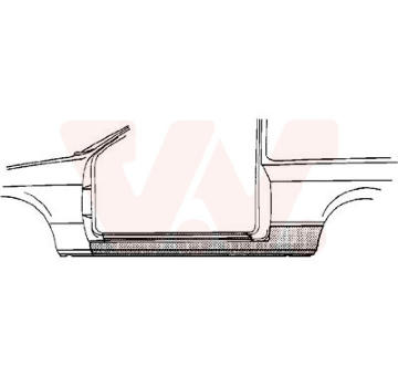 Nástupní panel VAN WEZEL 2523101