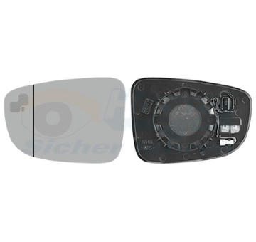 Sklo do zrcátka, vnější zrcátko VAN WEZEL 2745835