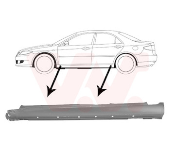 Nástupní panel VAN WEZEL 2754103