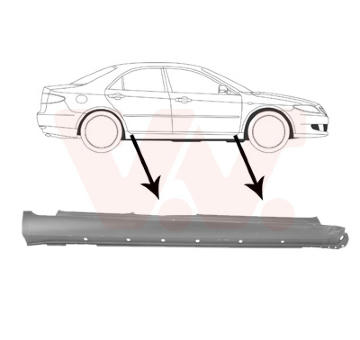 Nástupní panel VAN WEZEL 2754104