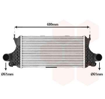 Chladič turba VAN WEZEL 30014716