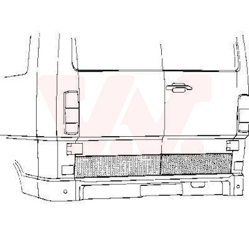 Zadní dveře VAN WEZEL 3070149
