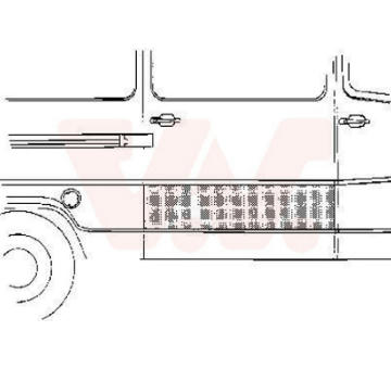 Dvere, karoserie VAN WEZEL 3080174