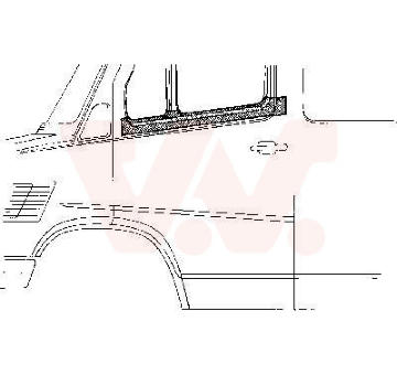 Dvere, karoserie VAN WEZEL 3070176