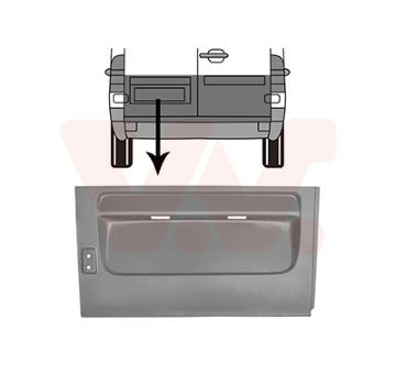 Zadní dveře VAN WEZEL 3075149