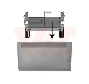 Zadní dveře VAN WEZEL 3075150