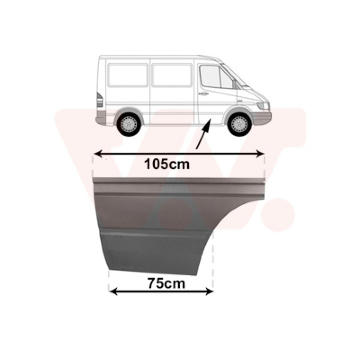 Dvere, karoserie VAN WEZEL 3075170