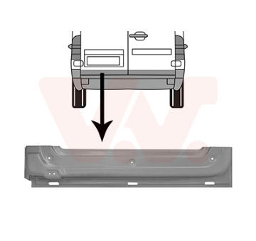 Zadní dveře VAN WEZEL 3075249
