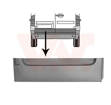 Zadní dveře VAN WEZEL 3076149