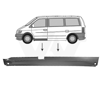 Nástupní panel VAN WEZEL 3078101