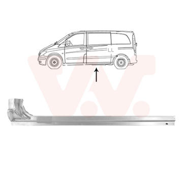 Nástupní panel VAN WEZEL 3081109