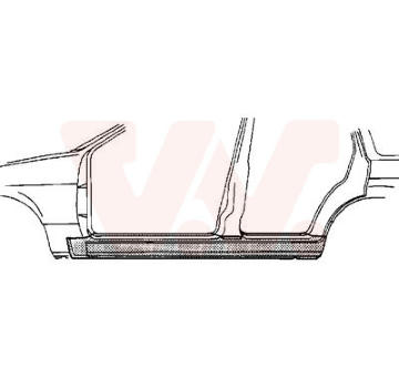 Nástupní panel VAN WEZEL 3314103