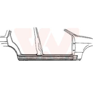 Nástupní panel VAN WEZEL 3314104