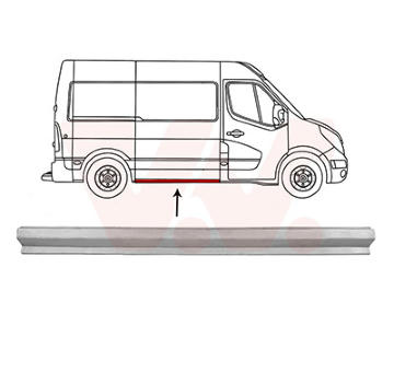 Nástupní panel VAN WEZEL 3396110