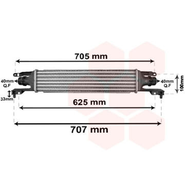 Chladič turba VAN WEZEL 37004421