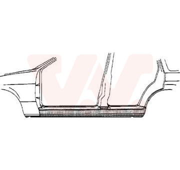 Nástupní panel VAN WEZEL 3715103