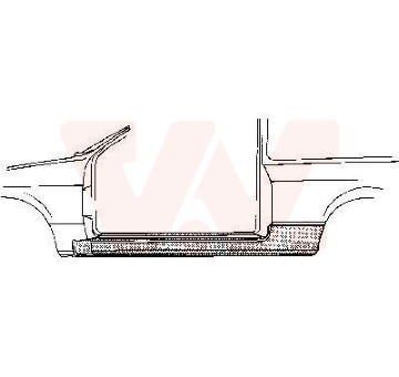 Nástupní panel VAN WEZEL 3727102