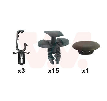 Montáżna sada pre kapotu motora VAN WEZEL 3729797