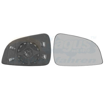 Sklo do zrcátka, vnější zrcátko VAN WEZEL 3748838