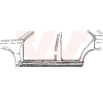 Nástupní panel VAN WEZEL 3760103