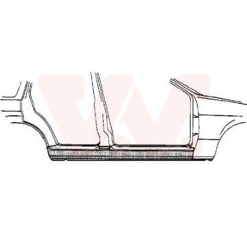 Nástupný plech VAN WEZEL 3766104