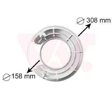 Ochranný plech proti rozstřikování, brzdový kotouč VAN WEZEL 3766373