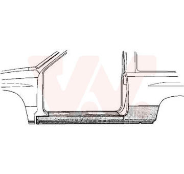 Nástupní panel VAN WEZEL 3776101