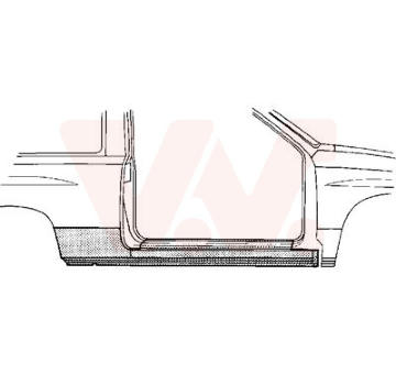 Nástupní panel VAN WEZEL 3776102