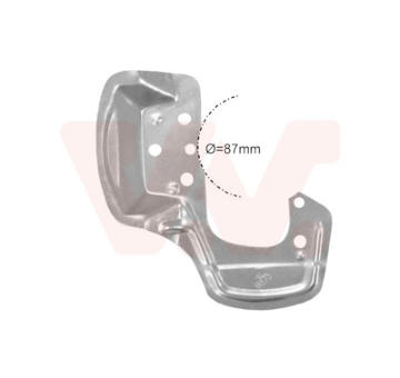 Ochranný plech proti rozstřikování, brzdový kotouč VAN WEZEL 3776372