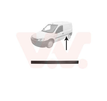 Ozdobna / ochranna lista, dvere VAN WEZEL 3789425